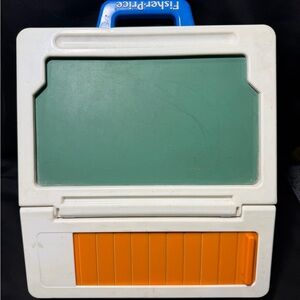 Fisher-Price White and Orange Drawing Board